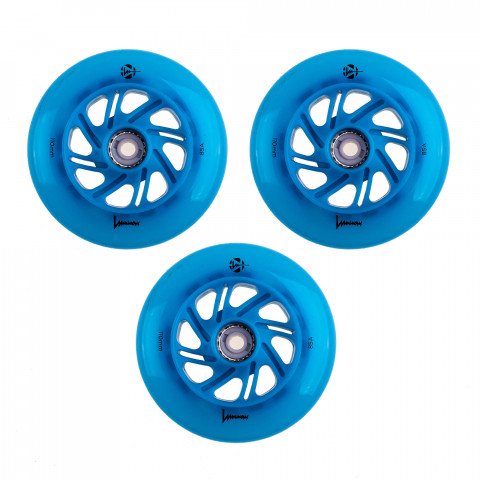Wheels - Luminous LED 110mm/85a - Blue Ocean/Glow (3 pcs.) Inline Skate Wheels - Photo 1