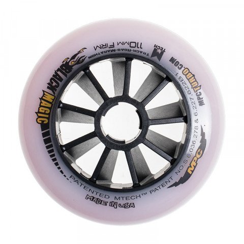 Wheels - MPC - Black Magic 110mm FIRM (1 pcs.) Inline Skate Wheels - Photo 1