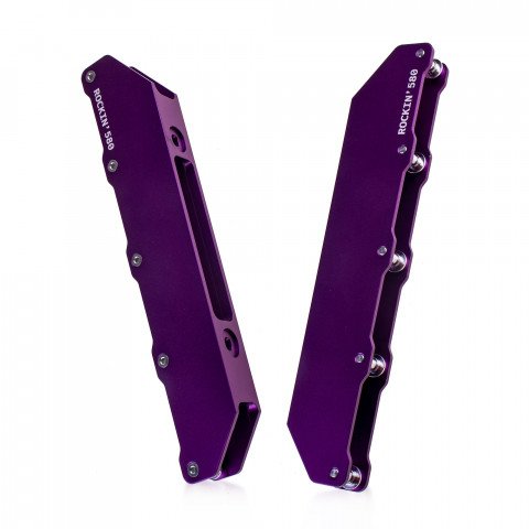 Frames - Rockin 5x80 (UFS) - Grape Purple Inline Skate Frames - Photo 1