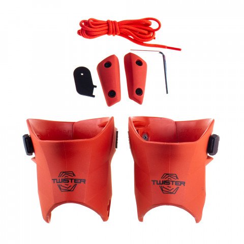Cuffs / Sliders - Rollerblade Twister Edge Custom Kit - Orange - Photo 1
