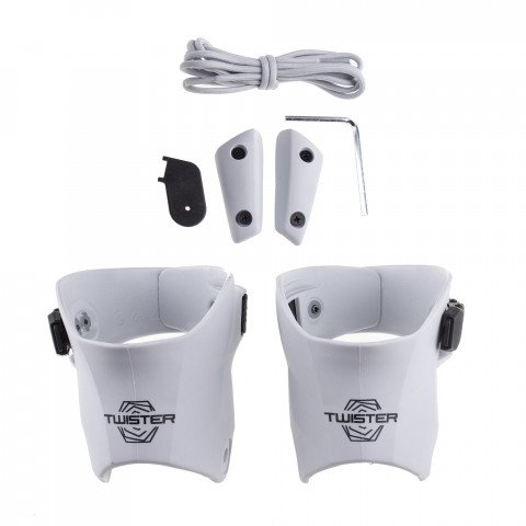 Cuffs / Sliders - Rollerblade Twister Edge Custom Kit - White - Photo 1