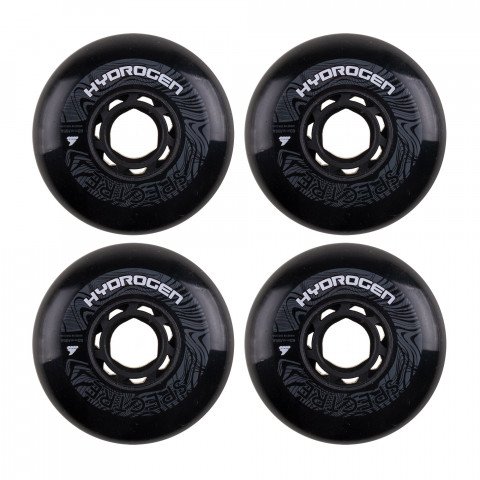 Wheels - Rollerblade Hydrogen Spectre 80mm/85a - Black (4) Inline Skate Wheels - Photo 1