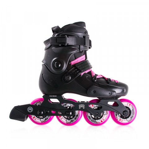 Skates - FR - FRW 80 - Black/Pink Inline Skates - Photo 1