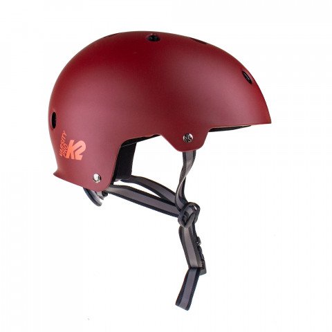 Helmets - K2 Varsity Pro - Burgundy/Orange Helmet - Photo 1