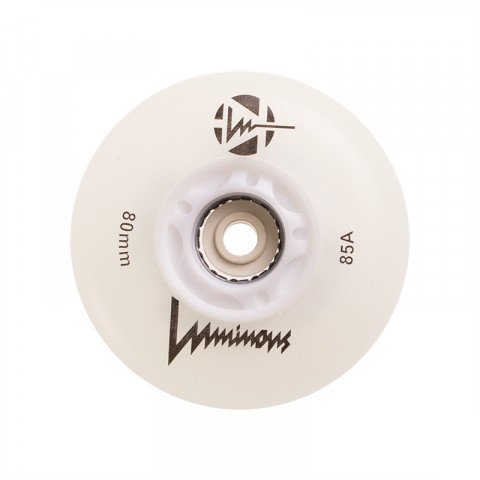 Wheels - Luminous - LED 80mm/85a - White Inline Skate Wheels - Photo 1