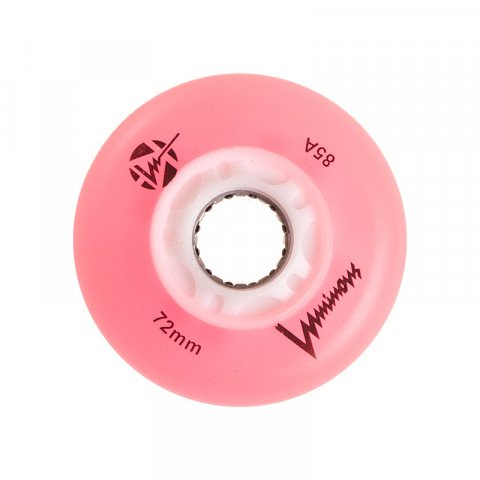 Wheels - Luminous - LED 72mm/85a - Pink (1 pcs.) Inline Skate Wheels - Photo 1