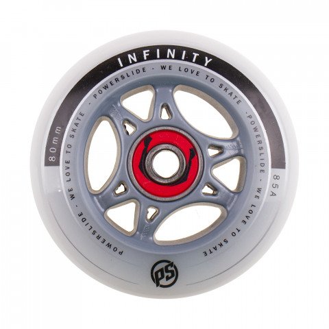 Wheels - Powerslide Infinity 80mm/85a RTR (1 szt.) Inline Skate Wheels - Photo 1