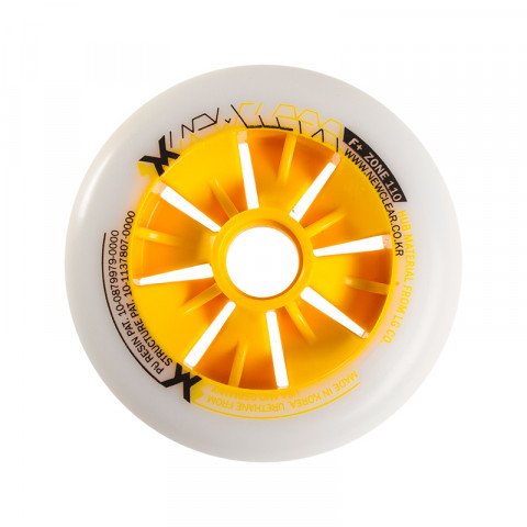 Special Deals - Newclear - F Zone Plus 110mm/86a - Yellow (1 pcs.) Inline Skate Wheels - Photo 1