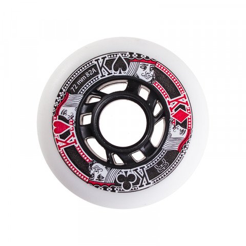 Special Deals - FR - Street Kings 72mm/85a - White (1 pcs.) Inline Skate Wheels - Photo 1