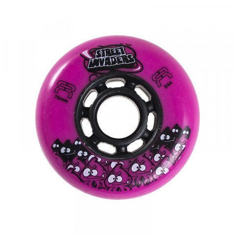 Special Deals - FR - Street Invaders 76mm/84a - Pink Inline Skate Wheels - Photo 1