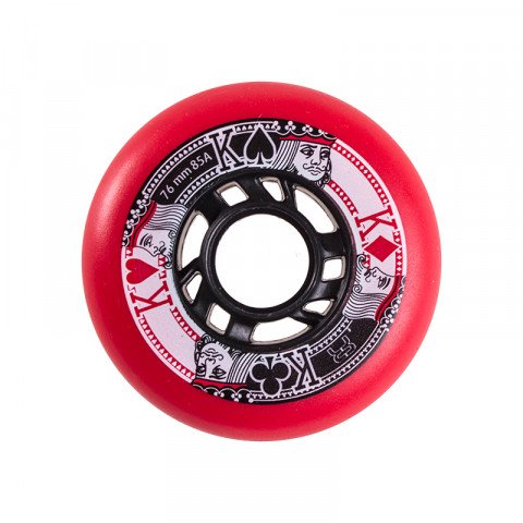 Special Deals - FR - Street Kings 76mm/85a - Red (1 pcs.) Inline Skate Wheels - Photo 1