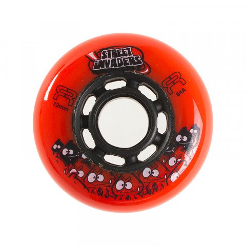Special Deals - FR - Street Invaders 72mm/84a - Orange Inline Skate Wheels - Photo 1
