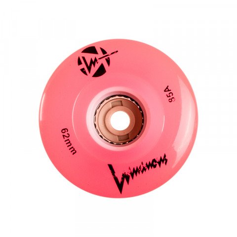 Wheels - Luminous - LED Quad 62mm/85a - Pink (1 pcs.) Roller Skate Wheels - Photo 1