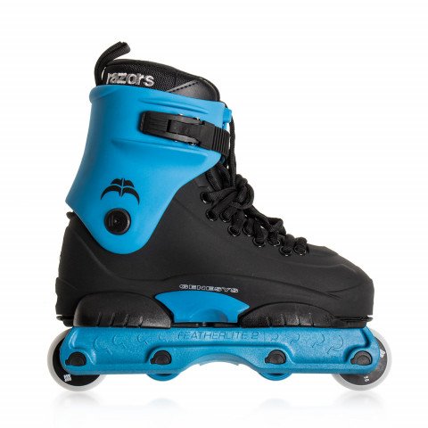 Razors Genesys - FTL 2 Custom - Black/Blue Inline Skates