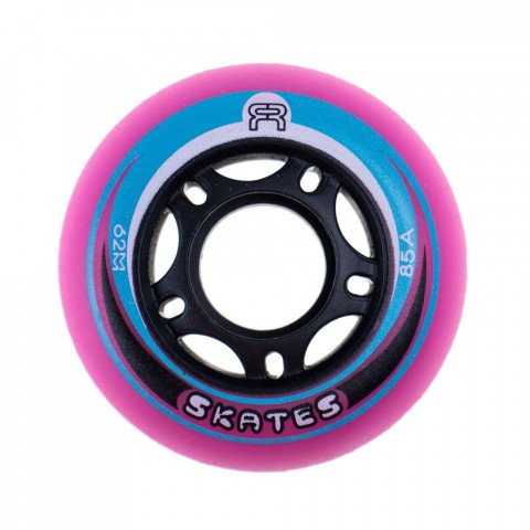 Special Deals - FR EZX 62mm/85a - Pink/Blue Inline Skate Wheels - Photo 1