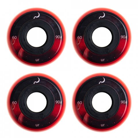 Wheels - Ground Control UR Scorched 60mm/90a - Red (4 pcs.) Inline Skate Wheels - Photo 1