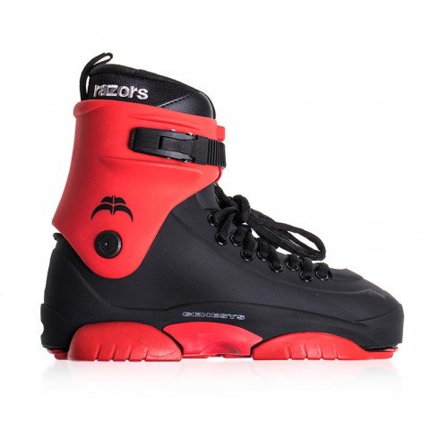 Skates - Razors Genesys - Black/Red - Boot Only Inline Skates - Photo 1