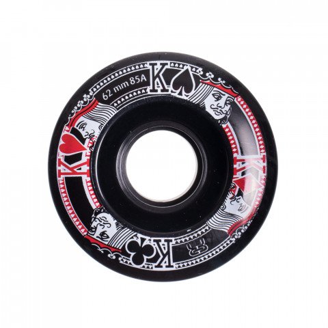 Special Deals - FR Quad Street Kings Wheel 62mm/82a - Black (1 pcs.) Roller Skate Wheels - Photo 1