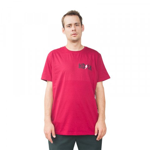 T-shirts - Hedonskate Mad Dog II Tshirt - Maroon T-shirt - Photo 1