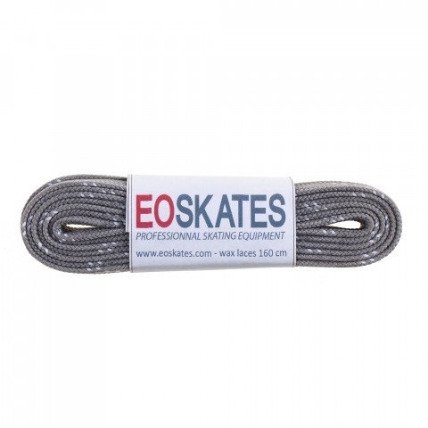 Laces - EO Skates Waxed Laces 160cm - Dark Grey Laces - Photo 1