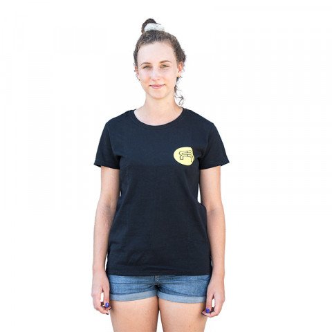 T-shirts - FR - Skate Draw Women T-shirt - Black T-shirt - Photo 1