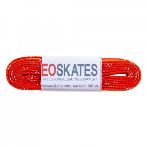 Laces - EO Skates Waxed Laces 160cm - Dark Orange Laces - Photo 1