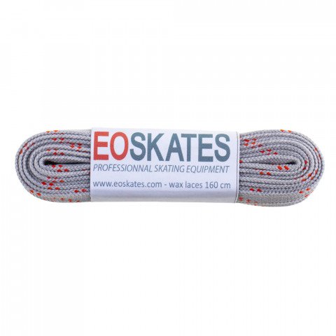 Laces - EO Skates Waxed Laces 160cm - Grey Laces - Photo 1