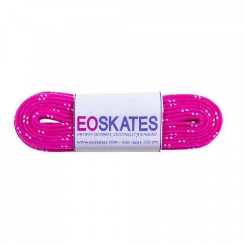 Laces - EO Skates Waxed Laces 160cm - Pink Laces - Photo 1