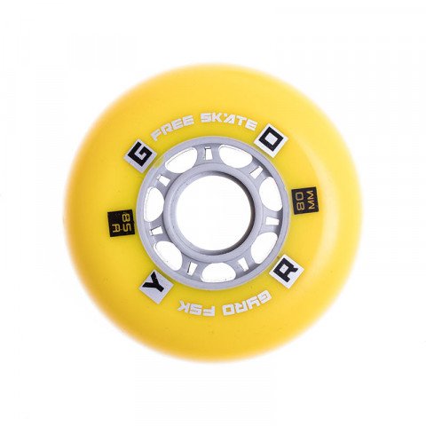 Special Deals - Gyro F2R 80mm/85a - Yellow Inline Skate Wheels - Photo 1