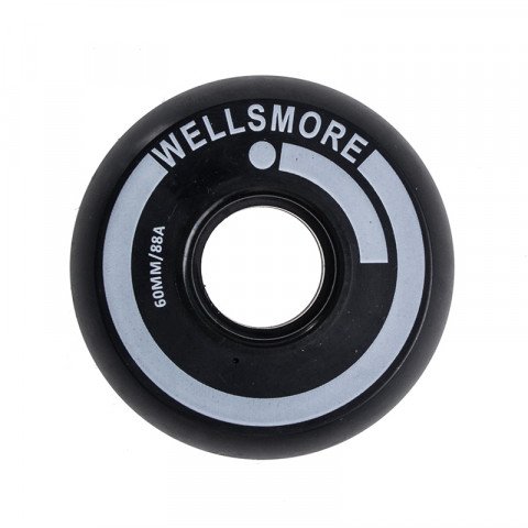 Wheels - Seba Pro CJ Wellsmore Black 60mm/88A Inline Skate Wheels - Photo 1