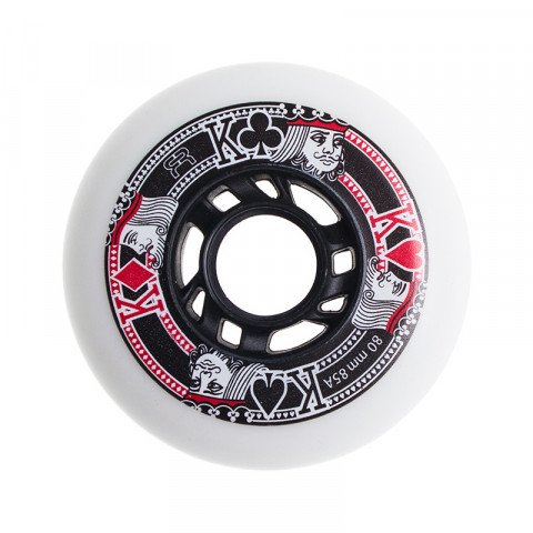 Special Deals - Seba Street Kings 80mm/85a - Białe Inline Skate Wheels - Photo 1