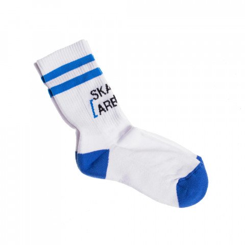 Socks - Skate Arena Short Socks - White/Blue Socks - Photo 1