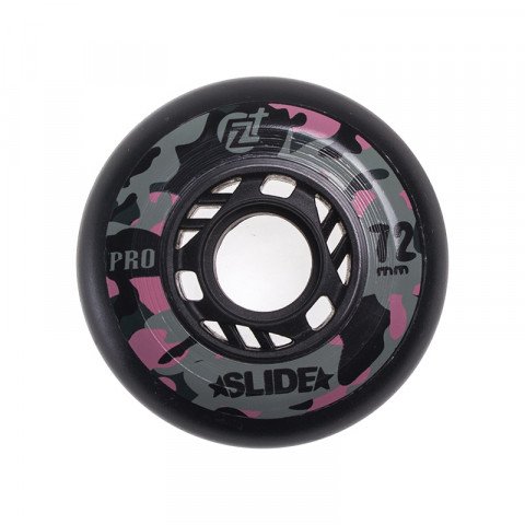 Wheels - Freezy - Slide 72mm/90a - Black Inline Skate Wheels - Photo 1