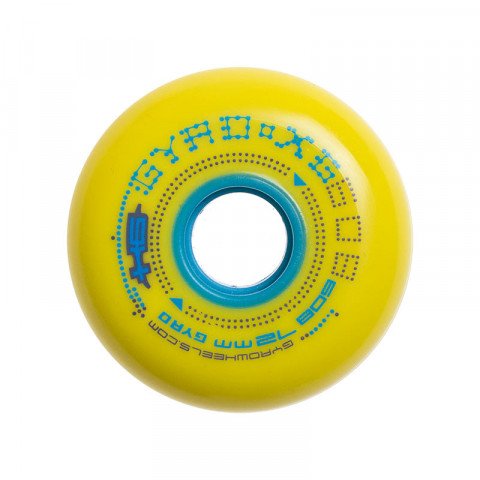 Special Deals - Gyro - XG 72mm/85a - Yellow/Blue Inline Skate Wheels - Photo 1