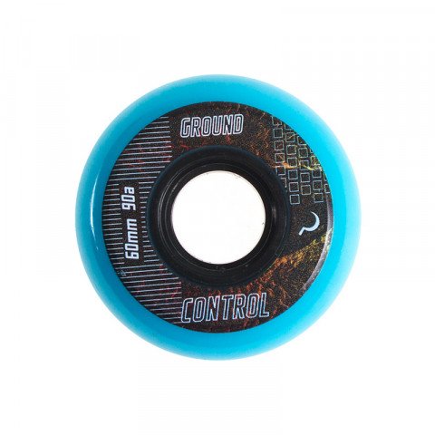 Wheels - Ground Control Earth City - 60mm/90a - Turquoise Inline Skate Wheels - Photo 1