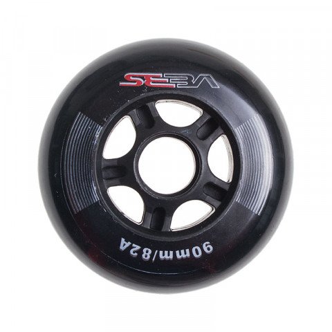 Special Deals - Seba - CK Wheel 90mm/82a - Black Inline Skate Wheels - Photo 1
