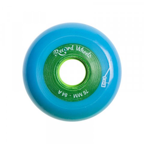 Wheels - FR - Record 76mm/84a - Blue Inline Skate Wheels - Photo 1