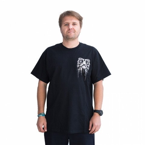 T-shirts - Kaltik Drip Face T-shirt - Czarny T-shirt - Photo 1