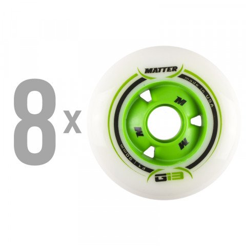 Special Deals - Matter - G13 TR3 90mm F1 2015 (8 pcs.) Inline Skate Wheels - Photo 1