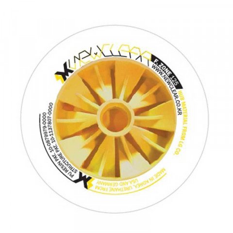 Special Deals - Newclear - F Zone Plus 125mm/86a - Yellow (1 pcs.) Inline Skate Wheels - Photo 1