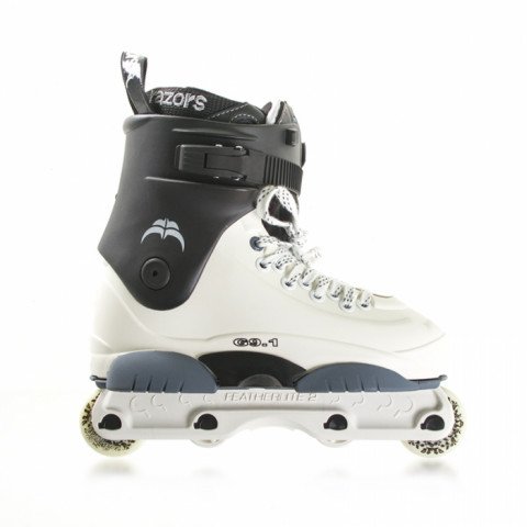 Skates - Razors - Genesys 9.1 - White/Black Inline Skates - Photo 1