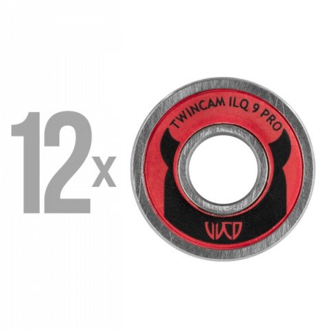 Bearings - Wicked - Twincam ILQ 9 CL (12 pcs.) - Inline Tube Inline Skate Bearing - Photo 1
