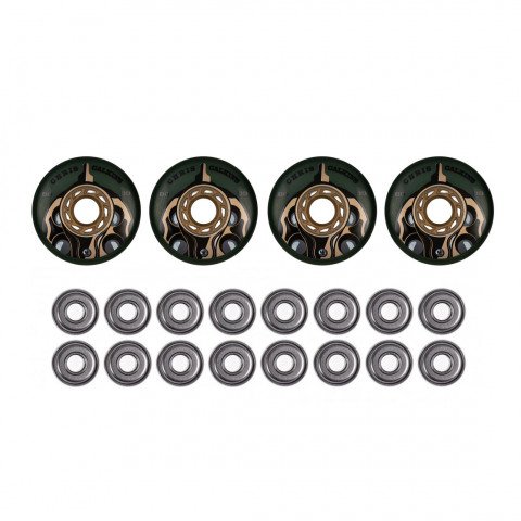 Wheels - Undercover 80mm + Seba Ilq 5 Inline Skate Wheels - Photo 1