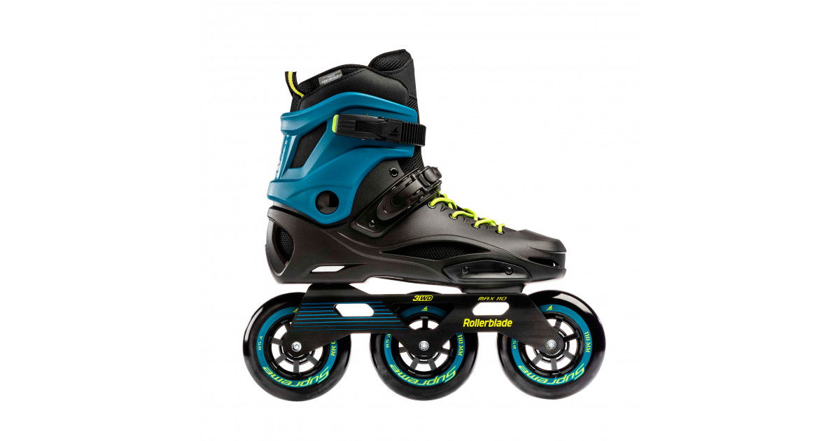Rollerblade RB 110 3WD Black/Petrol Blue Inline Skates