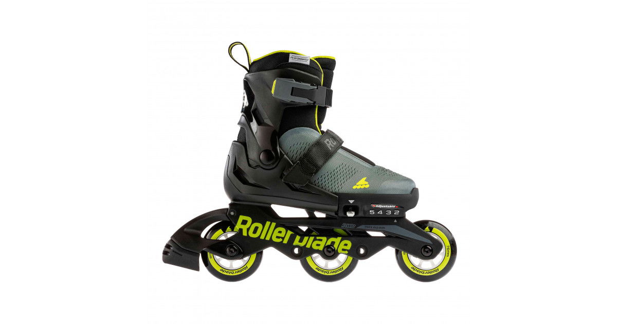 Rollerblade Microblade FREE 3WD - Anthracite/Lime - Bladeville