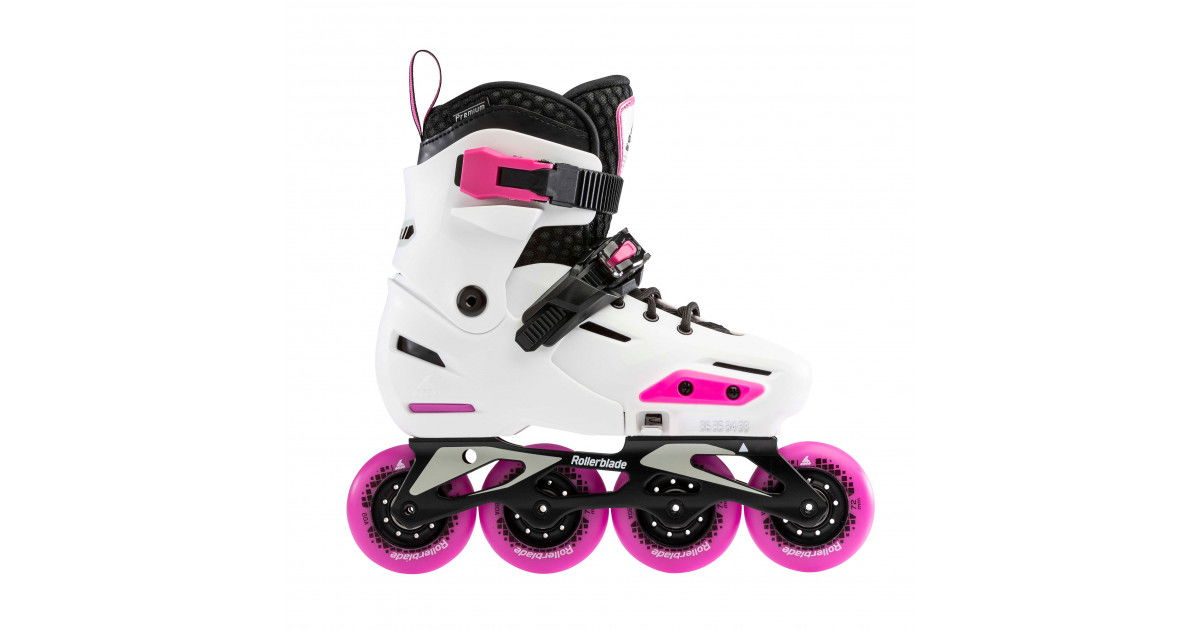 Rollerblade Apex White/Pink Inline Skates Bladeville