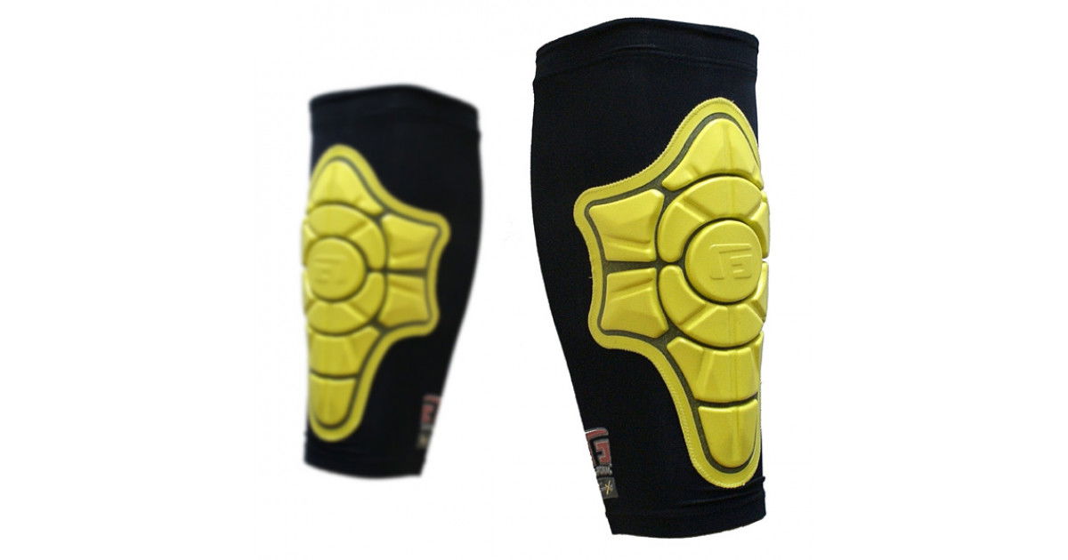GForm Shin Pads Yellow Protection Gear Bladeville