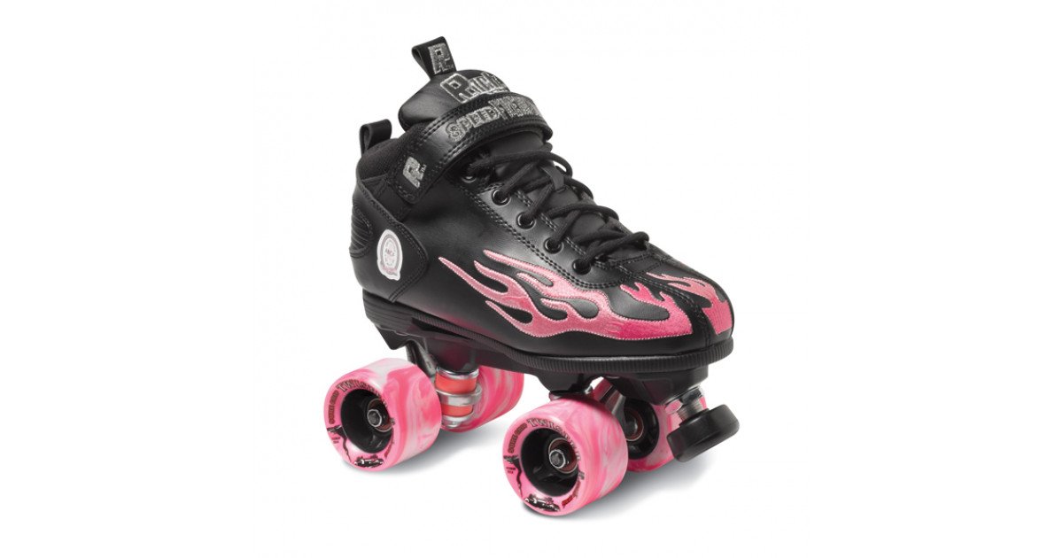 Sure Grip Rock Flame - Black/Pink Roller Skates