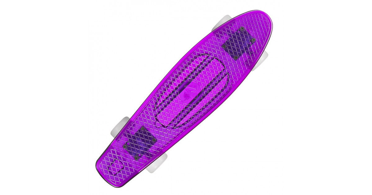Black shortboard with led wheels clearance