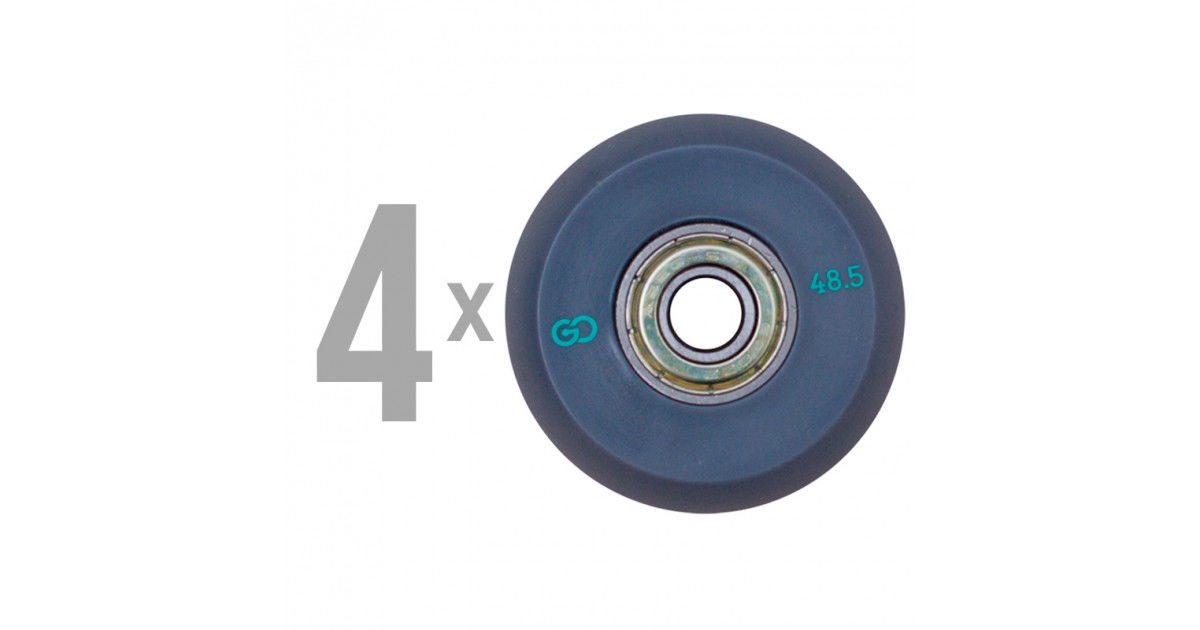 Go Project AntiRocker Wheels 48.5mm Inline Skate Wheels